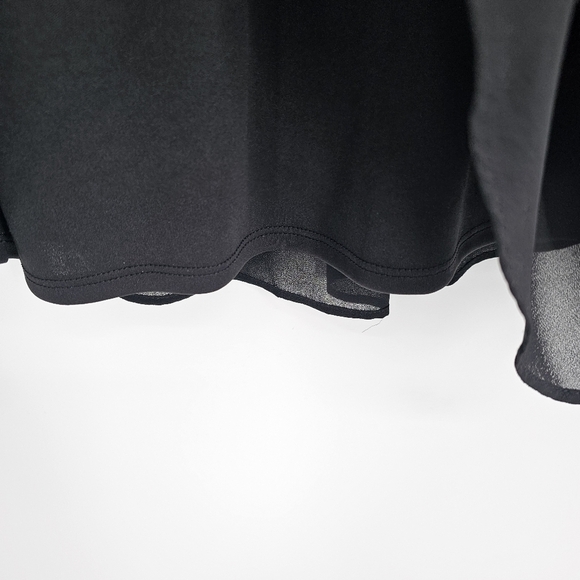 Nolita Mini Dress in Black Chiffon Show Me Your Mumu womens size large - Picture 6 of 6